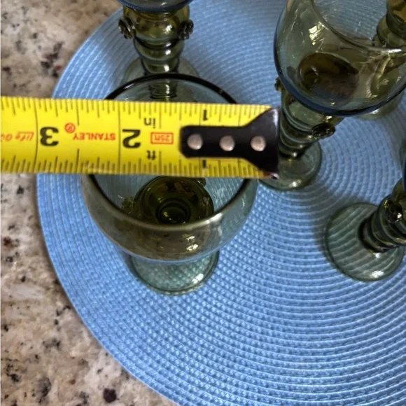 Set of 6 Green Roemer Glass Hand Blown Wine Glasses from Roemer, Germany, 1900s - Picture 12 of 13